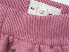 Name It mauve orchid blomstrede sweatbukser